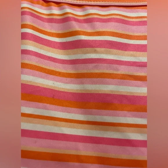 Princess Polly Pink and Yellow Striped Cropped Tank - Picture 3 of 4